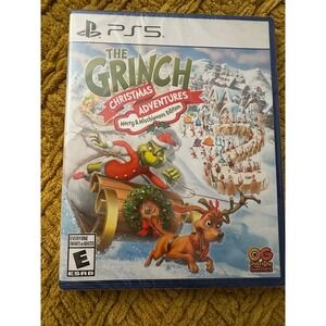 Outright Games The Grinch Christmas Adventures PS5 One Size Blue New Platformer